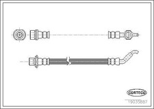 Flexible de frein Toyota PRIUS