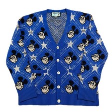 AUTHENTIC GUCCI X DISNEY MICKEY MOUSE JACQUARD CARDIGAN WOOL SWEATER M ABS (2)