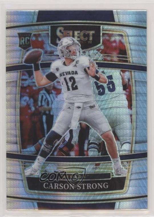 2022 Panini Select Draft Picks Concourse Hyper Prizm Carson Strong Rookie RC pe8