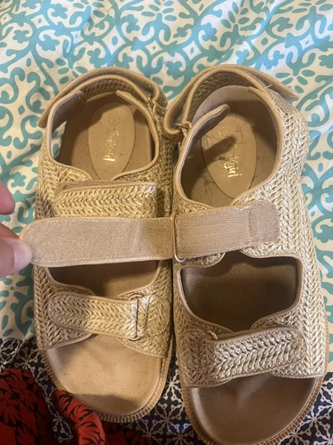 sportsgirl Raffia Sandals Blaire Size 9 - Picture 6 of 8