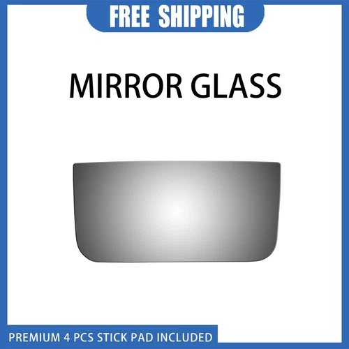 Tow Mirror Glass Replace Fits 2003-2019 Chevy Express 2500 3500 Left Side Convex