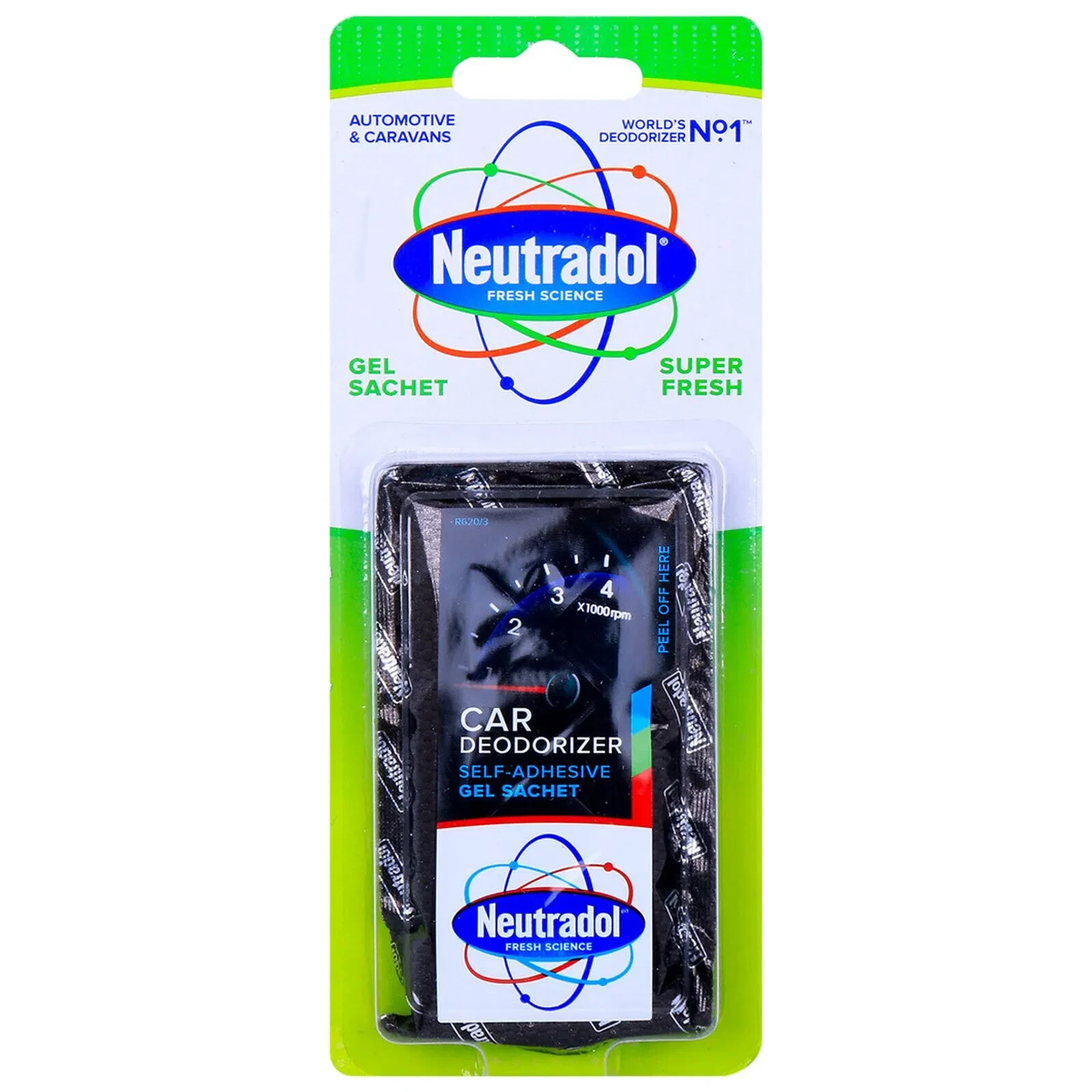 Neutradol Car Air Freshener GEL Sachet Super Fresh X2 for sale online eBay