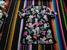 Disney Minnie Mouse Scrub Top Size XS 17x25