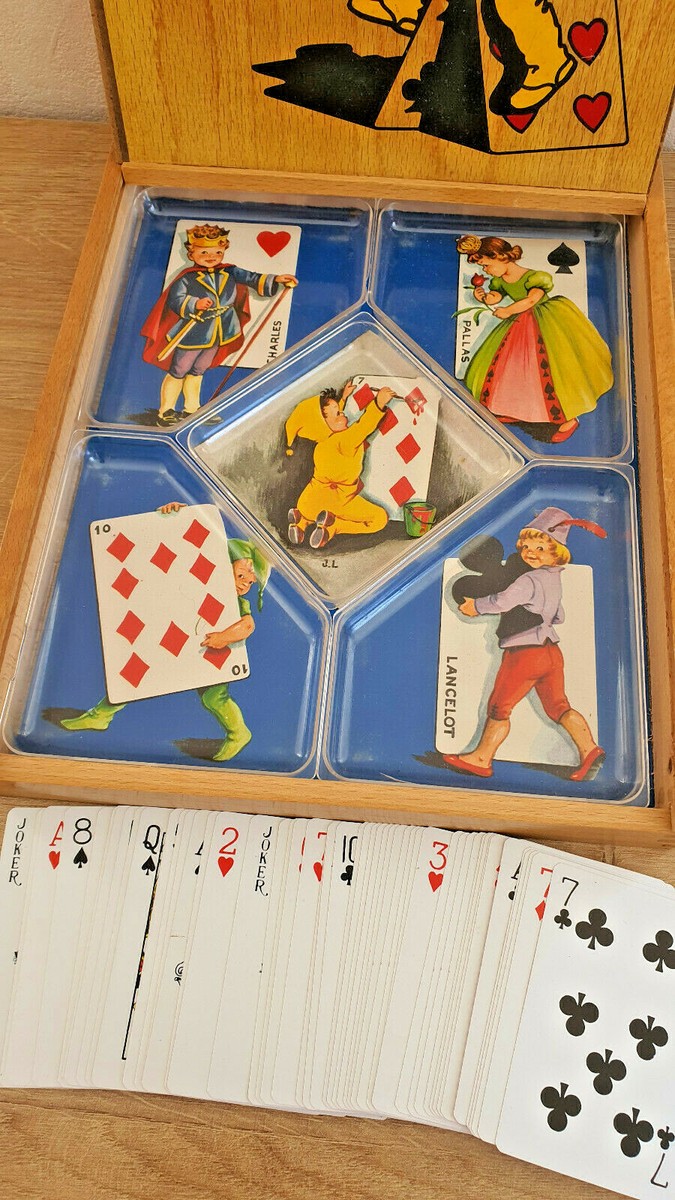 Jeu Du Nain Jaune Vintage En Bois - Jeu De Société Ancien - Occasion