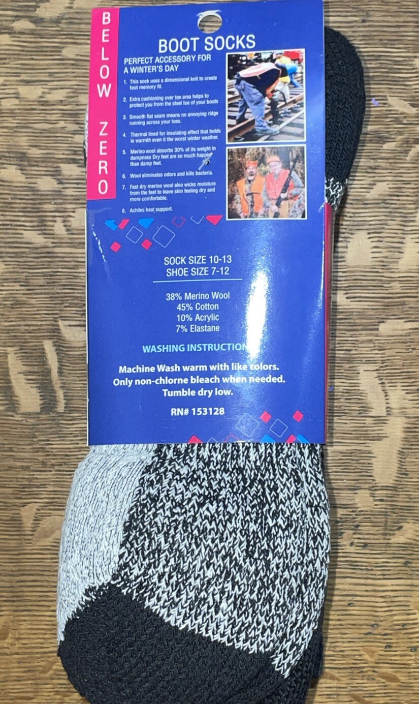 SAOLA Debra Weitzner 3 paia calze scarponi da trekking lana merino suola antiscivolo taglia 10 13