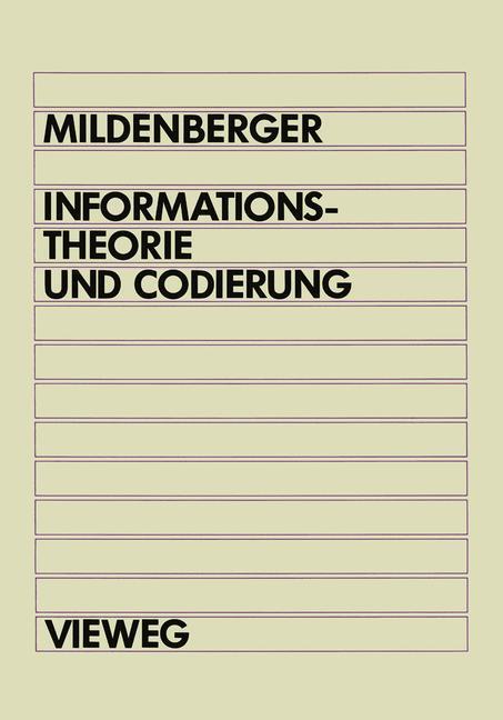 Informationstheorie Und Codierung | Buch | 9783528030469