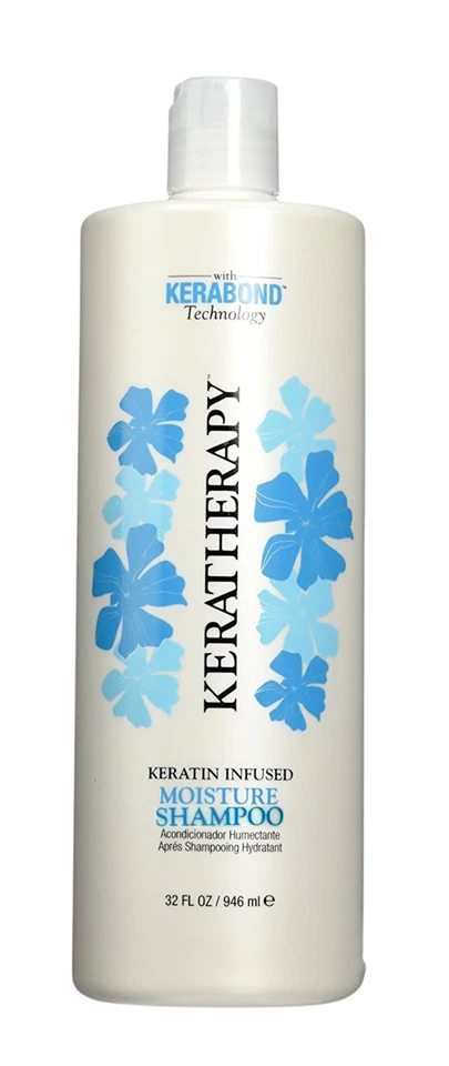 Champú y acondicionador hidratante con infusión de queratina de keraterapia paquete de 2 32 OZ Foto 3 de 4