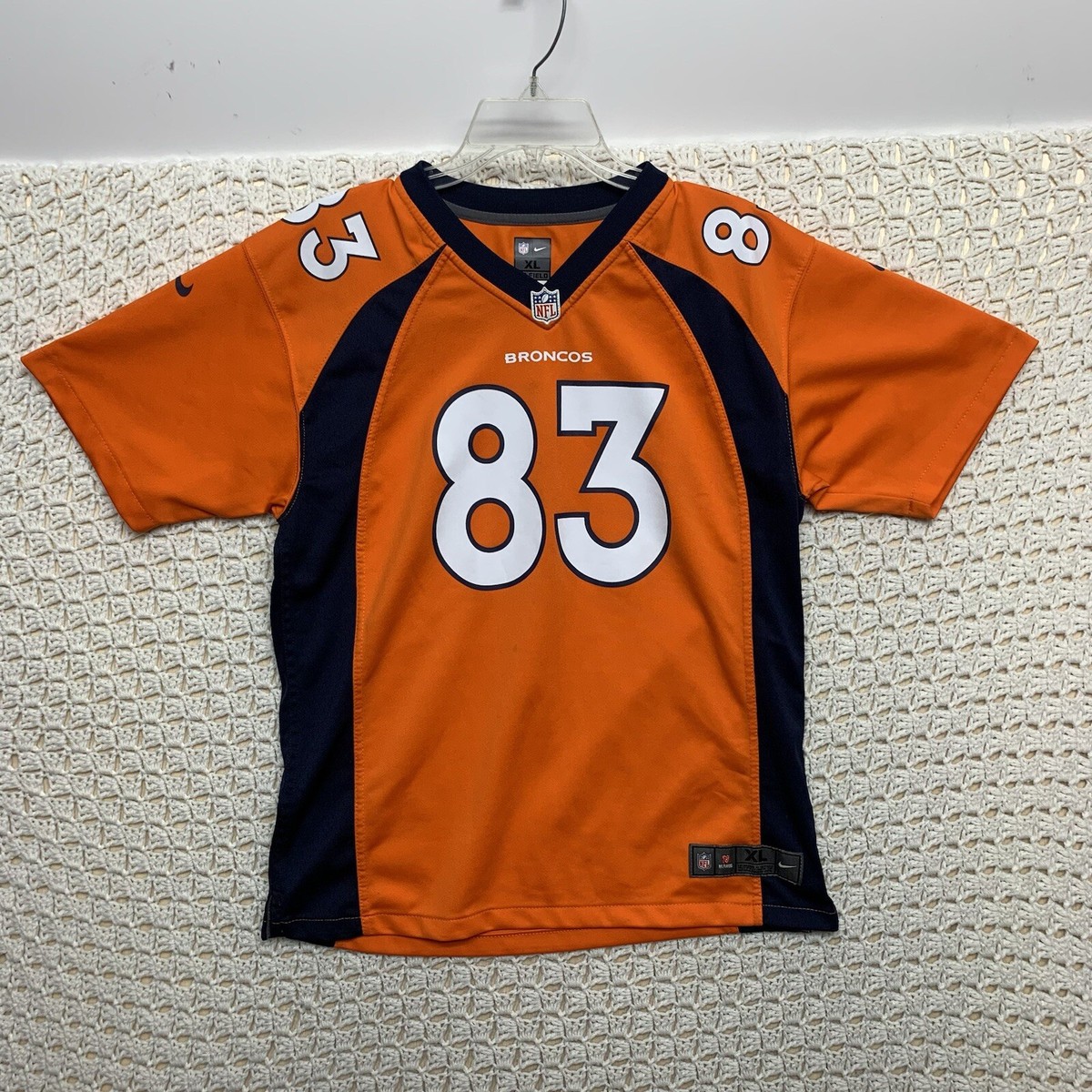 Denver Broncos Jersey Young XL 18/20 Nike On Field Welker#83