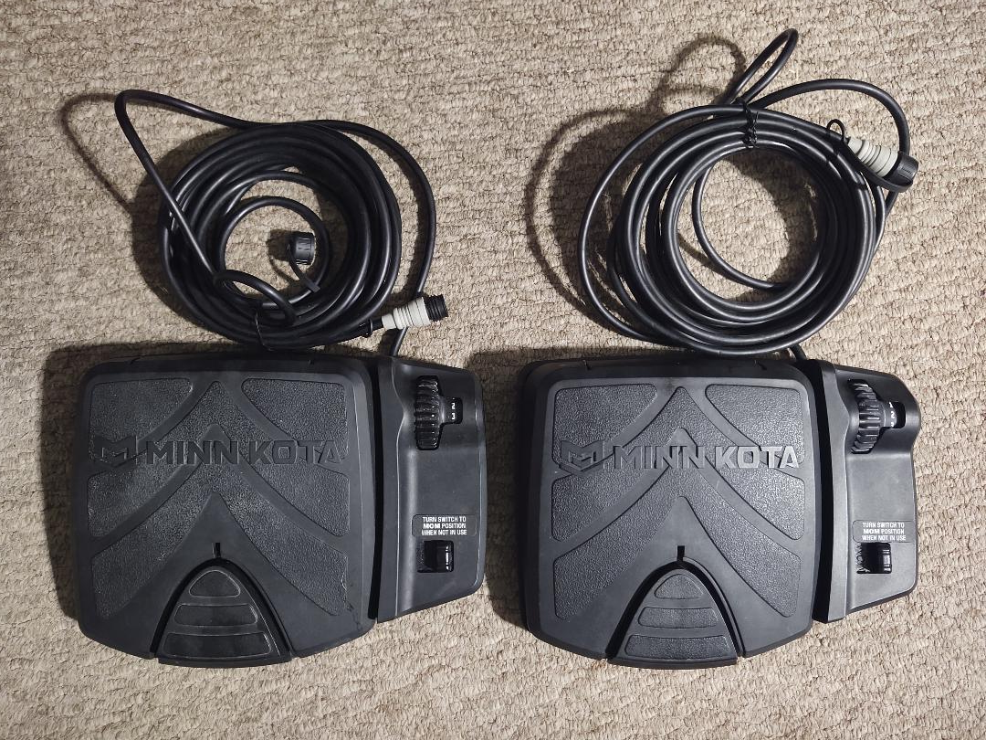 PAIR OF MINN KOTA POWERDRIVE V2 PEDALS FOR PARTS 1866070 eBay