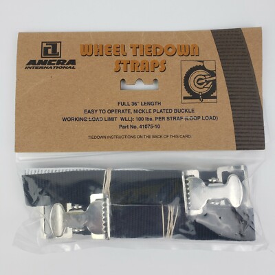 Ancra Wheel Tie Downs Black (41075-10)