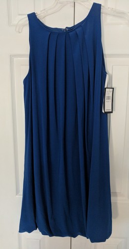 Essentials ABS Azurblau Cocktailkleid Neu mit Etikett schön formell knielang Größe 6