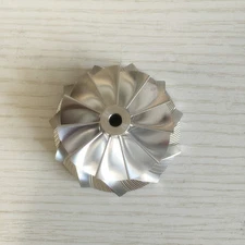 TD04HL 19T 49189-x 46.02X58.00mm 11+0 blades Turbo Billet compressor wheel