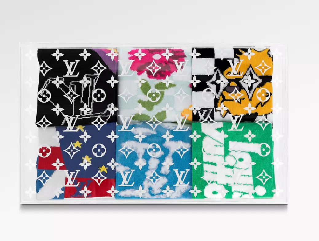 LV Archives Set Of 6 Socks - Luxury New This Season - Accessories