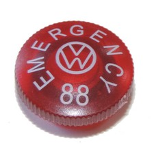 Vw Vintage Parts Insert Emergency Cap Red Bus 68-79 Ea.