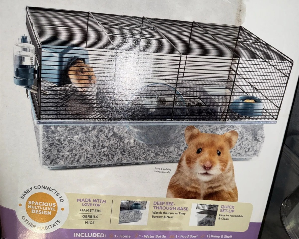 Full Cheeks Hamster Gerbils Nice Rat Baby Townhome Clear Base NIB