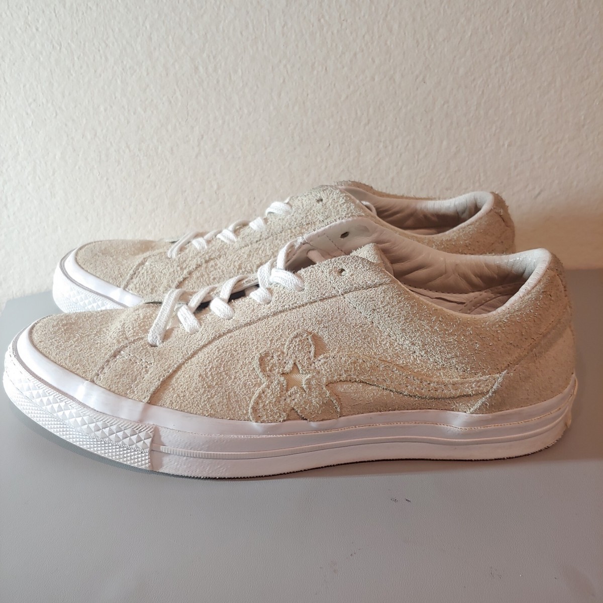 Size 5 - Golf Le Fleur x Converse One Star Ox Vanilla for sale