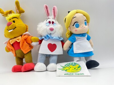 Alice In Wonderland nuiMOs White Rabbit March Hare Plush Set