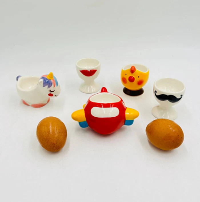 Huevo Taza Cerámica Olla Unicornio Estatuilla Cocina Suculenta Coleccionable Decoración del Hogar Foto 2 de 4