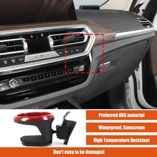 Red Steel Car Air Vent Beverage Cup Holder Bracket For BMW X3/X4 G01 G02 2022+