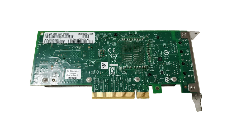 Cisco Intel X540-T2 Dual Port 10GB Network Adapter 74-11070-01 HH Bracket - Image 3 of 4