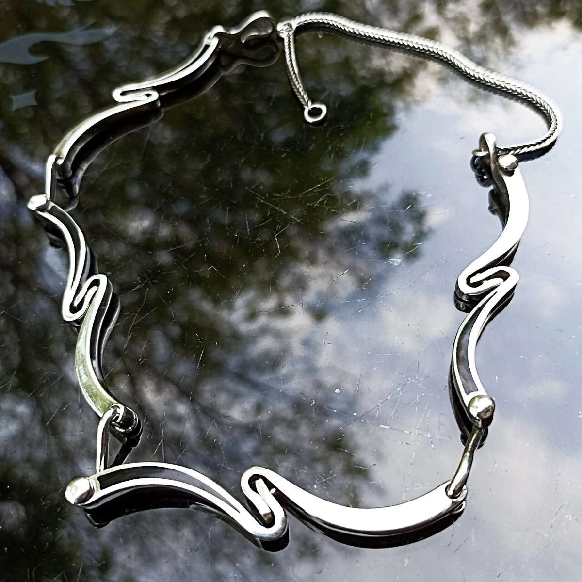 1860 Antonio Fallaci Gucci Designer Sterling Necklace for
