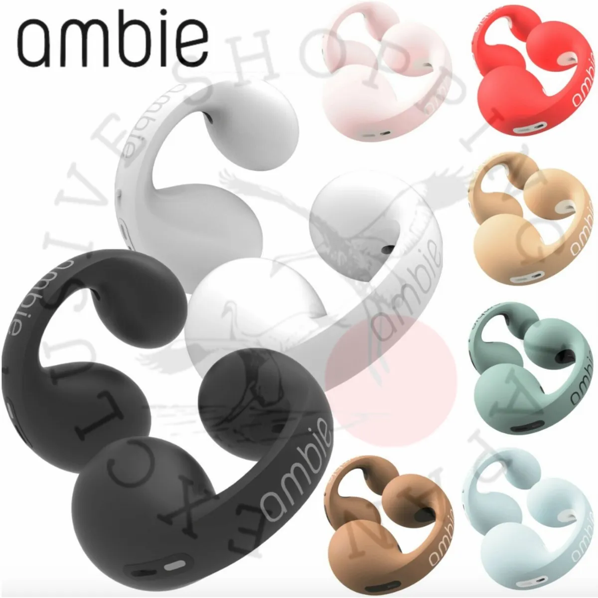 Ambie Sound Earcuffs Open-ear Wireless Earphone AM-TW01 Ear Cuff  Accessories New