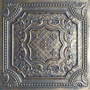 Pl04 Faux Tin Ancient Gold Ceiling Tiles Cafe Club Decor Wall