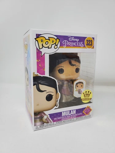 Funko POP Disney ULTIMATE PRINCESS - MULAN (GOLD WITH PIN EXCLUSIVE) NEW #323