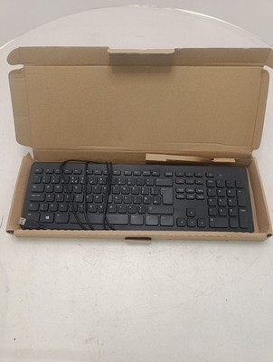 Dell Tastatur schwarz DP/N 019G9T kabelgebunden USB PC Laptop Keyboard