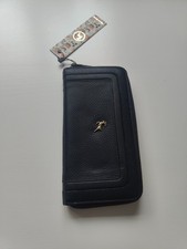 Brand new with tags Ashwood navy leather purse