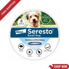 Seresto Small Dog Flea Tick Collar Under 18 lbs 8 Month Protection