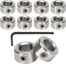 2/5/10 St&uuml;ck Metall Stellring Stellringe mit Gewindestift Verschiedene Gr&ouml;&szlig;en