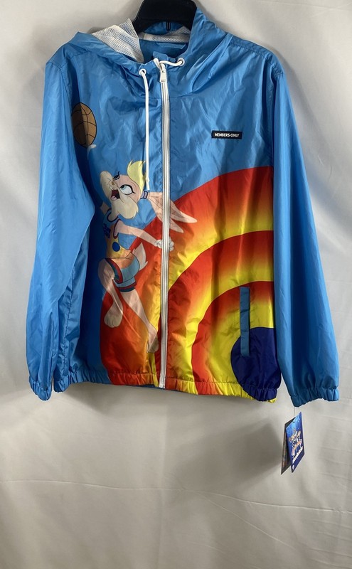 Members Only Men's Space Jam A New Legacy Looney Tunes Windbreaker Jacket NWT L