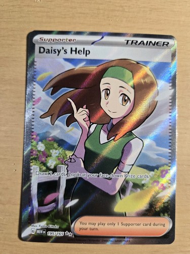 Pokemon Daisy's Help 195/165 Sv: Scarlet & Violet 151 Holo