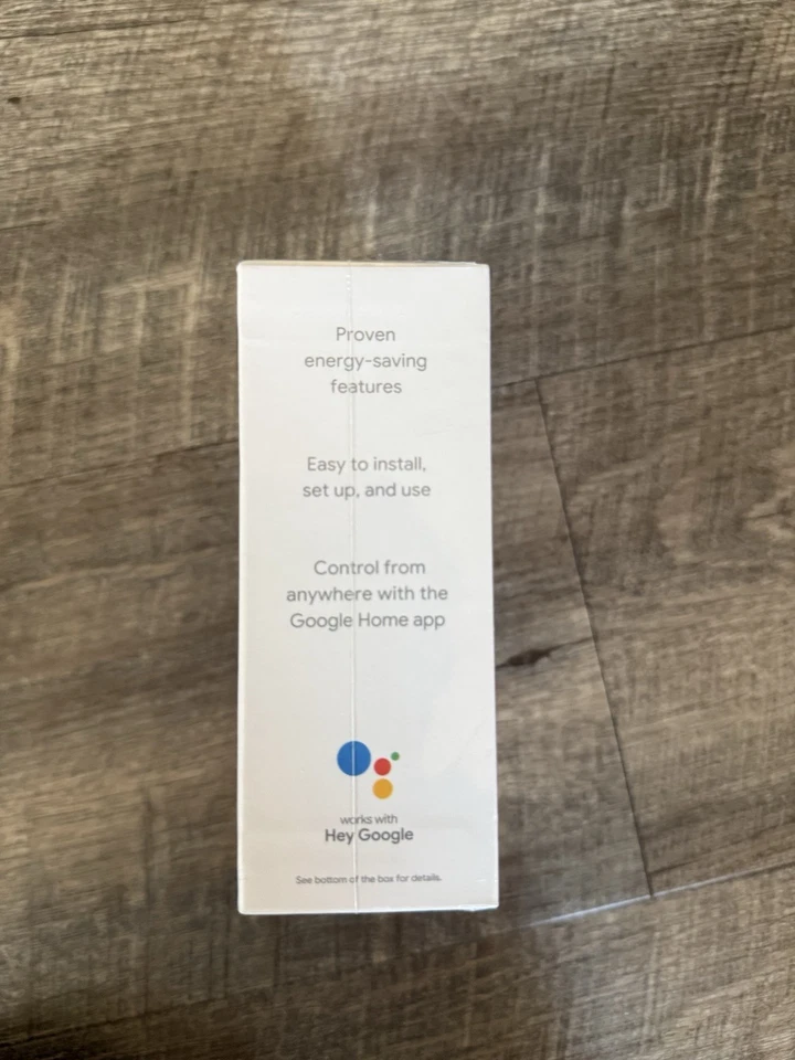 Google Nest Thermostat - Brand New, Sealed box (4th generation) G4CVZ White/snow - Image 4 of 4