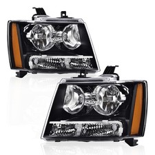 Front Headlights Left Right For Chevy Suburban Tahoe 2007-14 Avalanche 2007-13