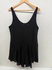 Vestido para mujer XL Heart Soul negro de tul sin mangas caprichoso gótico