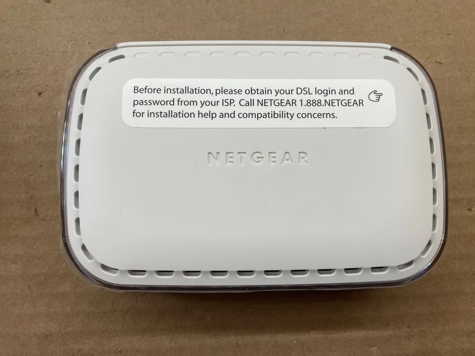 Netgear Broadband DM111PSP-100NAS Wired Single Ethernet Port ADSL2 Plus Modem - Image 3 of 4