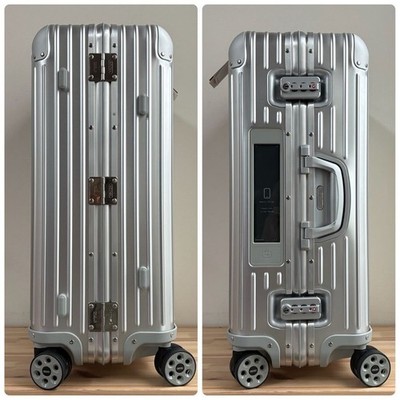Rimowa Topas E-tag 67L Silver 4 wheels Carry Case Suitcase | eBay