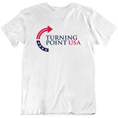 Turning Point Charlie Kirk T Shirt USA Unisex Tee XL White T-Shirt   Free S/H