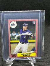 2017 Topps 1987 Topps 30th Anniversary /25 #US87-24 Orlando Arcia RC Red