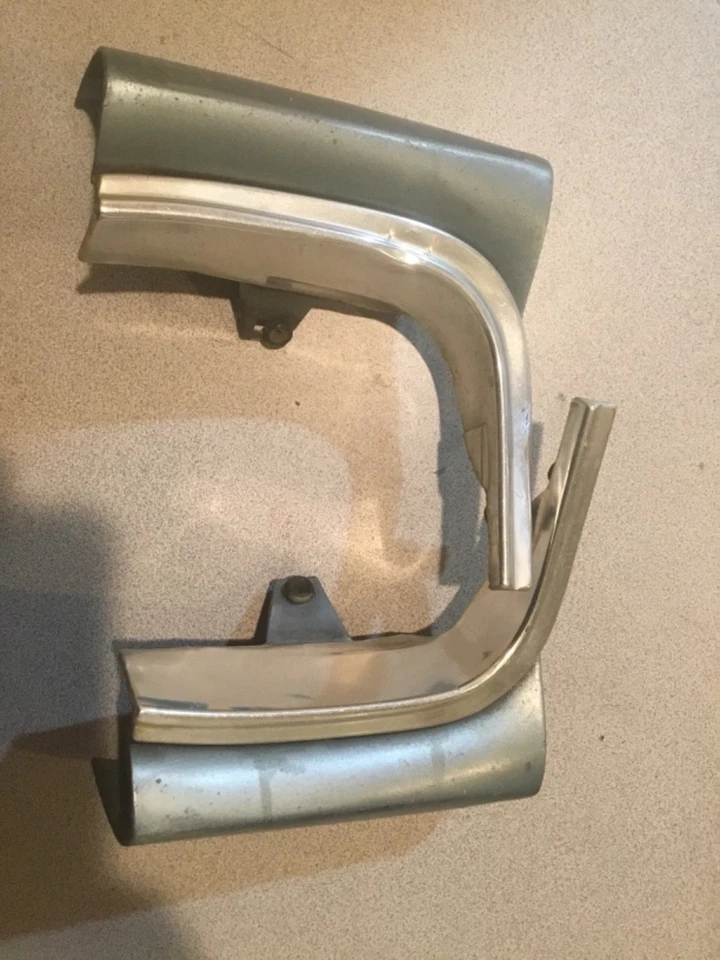 Chevrolet Nova 1973 1974 extensión guardabarros delantero con moldura de cejas par L/R Foto 2 de 4