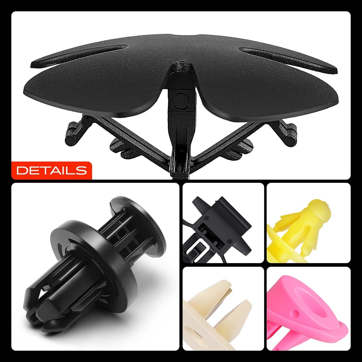 A-Premium 170Pcs Trim Clip Retainer Fastener Kits for Honda