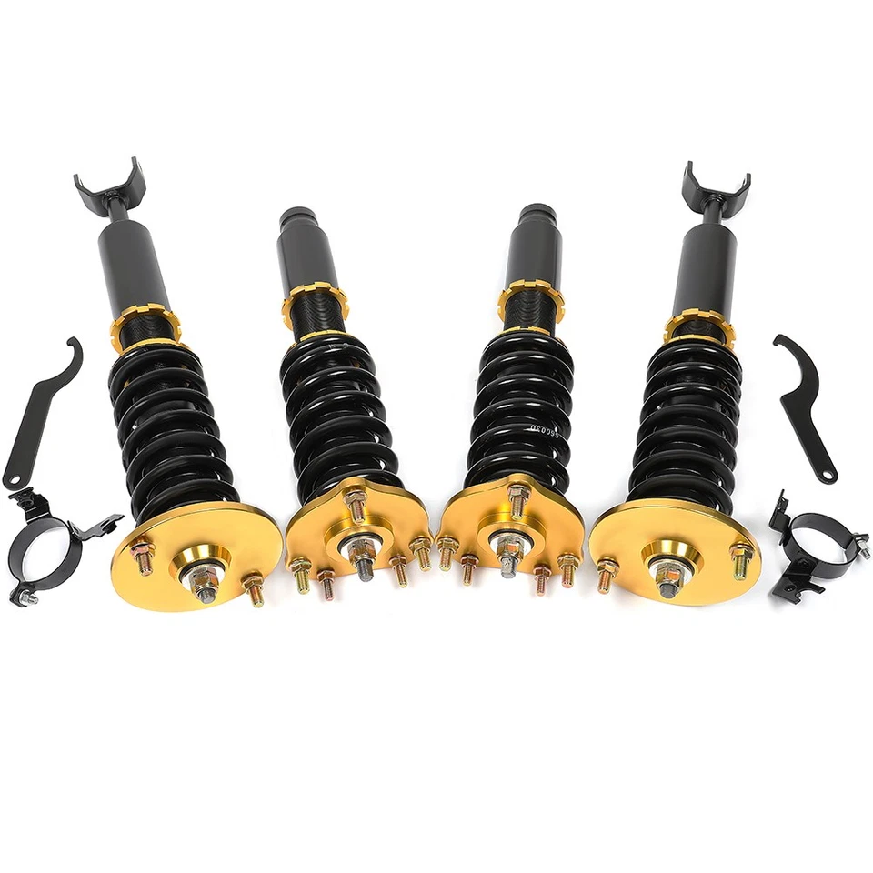 Fits 92-01 Honda Prelude Coilover Shocks Suspension Spring Kit Adj Height Struts Foto 4 de 4