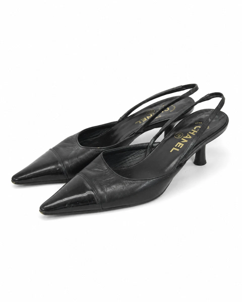 CHANEL Women's Pump Leather Upper with Vintage | eBay