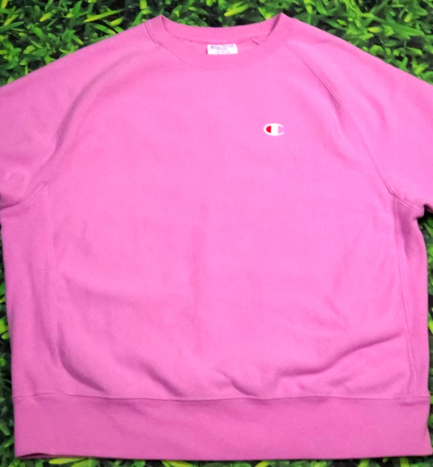 女式大码 - Champion 反向编织短袖运动衫锻炼健身房 — 第 2/4 张图片