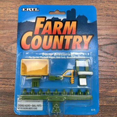 #ad #ad ERTL Farm Country 1:64 Scale Tractor Accessories #4318 Green Yellow John Deere $27.88