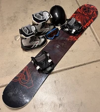 Roxy Women’s/Girls Snowboard Package Goggles Helmet Boots Bag Snowboard Bindings