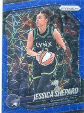 2025 Panini Prizm WNBA JESSICA SHEPARD #137 BLUE VELOCITY PRIZM LYNX