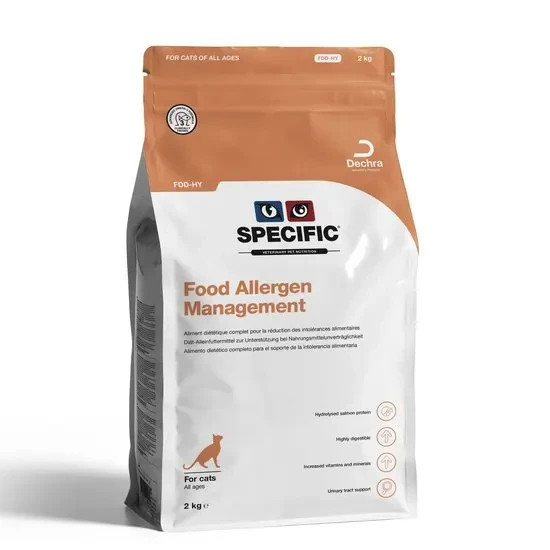 Dechra SPECIFIC FDD-HY Food Allergen Management Dry Cat Food - 2kg